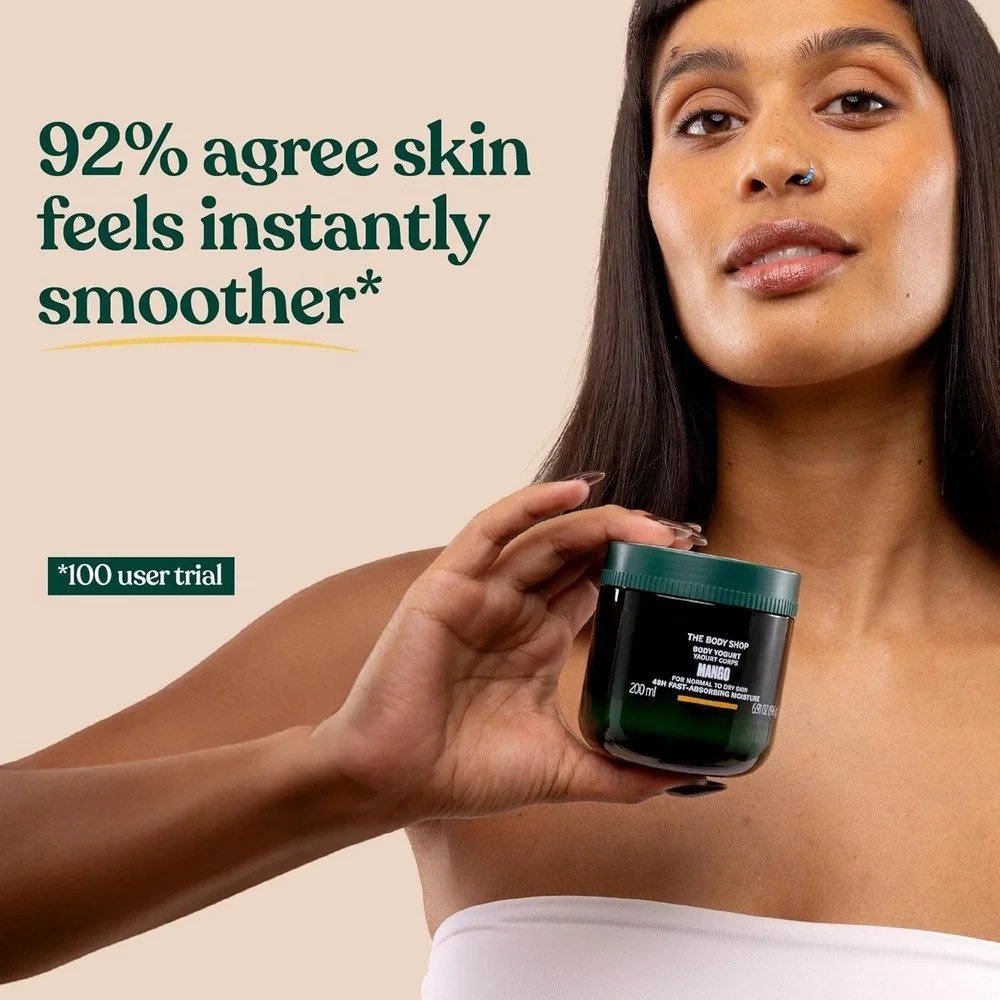 The Body Shop MANGO Body Yogurt Full Size 6.91 oz. Vegan